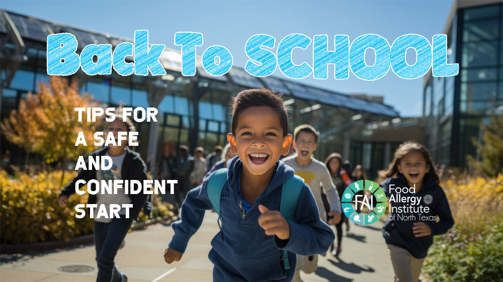 food allergy flower mound denton back to school texas allergist